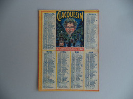 Calendrier 1924 Publicité Le Clacquesin Liqueur Se Boit Sec Ou à L'eau - Kleinformat : 1921-40