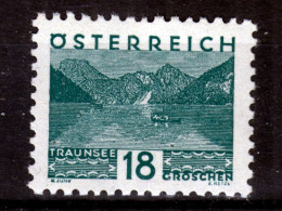 ⁕  Austria - Österreich 1932 ⁕ 18 Gr. Small Landscapes Mi.532 ⁕ 1v MH - Ungebraucht