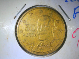 Grece  50 Centimes 2002 (F) - Griechenland