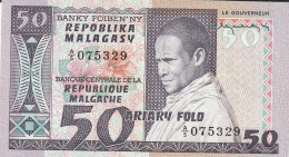 MADAGASCAR 50 FRANCS  1974  P-62  UNC - Madagaskar