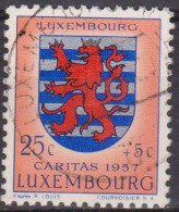 Armoiries - LUXEMBOURG - Caritas, Blason - Luxembourg - N° 534 - 1957 - Gebruikt