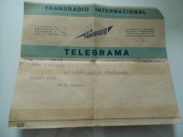 Telegramma  Argentina Per Como  "TRANSRADIO INTERNACIONAL" 1946 - Lettres & Documents
