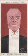 25 George Grossmith,  - Straight Line Caricatures 1926 - Players Cigarette Card - Original - Player's