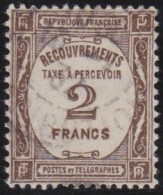 France  .  Y&T   .     Taxe  62        .   O     .   Oblitéré - 1859-1959 Gebraucht