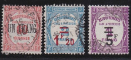 France  .  Y&T   .     Taxe  63/65        .   O     .   Oblitéré - 1859-1959 Gebraucht