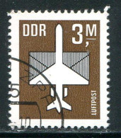 ALLEMAGNE ORIENTALE- P.A Y&T N°13- Oblitéré - Correo Aéreo