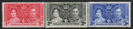 Somaliland Protectorate GVI 1937 Coronation Set Of 3, Hinged Mint, SG 90/2 (BA2) - Somaliland (Protectoraat ...-1959)