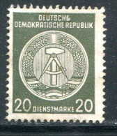 ALLEMAGNE ORIENTALE- Service Y&T N°32- Oblitéré - Used