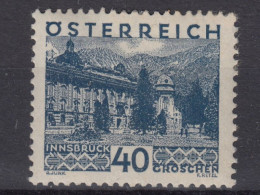 ⁕  Austria - Österreich 1929 ⁕ 40 Gr. Landscapes Mi.507 ⁕ 1v MH - Ungebraucht