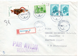 60829 - Rumänien - 1972 - 2@3L MiF A R-LpBf BUCURESTI -> Westdeutschland - Cartas & Documentos