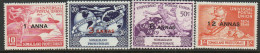 Somaliland Protectorate GVI 1949 UPU Set Of 4, Lightly Hinged Mint, SG 121/4 (BA2) - Somaliland (Herrschaft ...-1959)