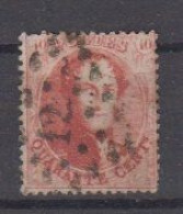 BELGIË - OBP - 1863 - Nr 16 B (T/D 14 1/2) - (PT 12 - ANVERS)  - Coba  + 1.00€ - Punktstempel