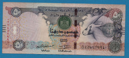 UAE 50 DIRHAMS 2016 # 022457991... P# 29f Oryx - Emirats Arabes Unis