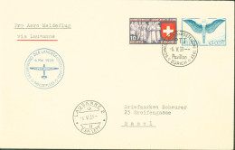 CAD Schweiz Landes Ausstellung PTT 6 V 39 Pavillon Zürich Cachet Eroffnung Der Landesausstellung Meldeflug 6 5 39 - Andere & Zonder Classificatie