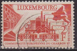 Aciéries - Four Bessemer - LUXEMBOURG - C.E.C.A. - N°  511 - 1956 - Oblitérés