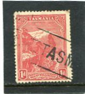 AUSTRALIA/TASMANIA - 1902  1d  RED  PERF 12 1/2  FINE USED  SG 240 - Oblitérés