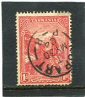 AUSTRALIA/TASMANIA - 1906  1d  ROSE RED  PERF 12 1/2  FINE USED  SG 250 - Oblitérés