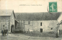 AINCOURT Intérieur D'une Ferme - Aincourt