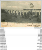 52 CHALINDREY. Le Viaduc De Torcenay 1904 Avec Train - Chalindrey