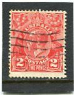 AUSTRALIA/TASMANIA - 1903  SERVICE  2d  RED   PERF  T  FINE USED  Yv 5 - Gebruikt