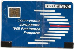 Telecarte Publique F107 Communauté Europeene 50 Unités NBS SC4 - 1989