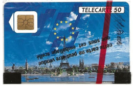 Telecarte Publique F46B Tour Effeil 50 Unités NBS SO2 - 1989