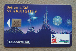 France -  1993 - Télécarte 50 Unités - Starnights à Euro Disney - 1994