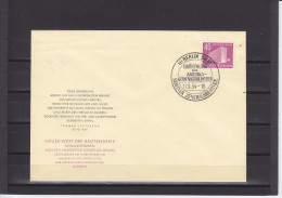 BERLIN - FDC - 1954 - AMERICAN LIBRARY - Mi. 122 - 1948-1970