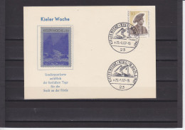 GERMANY - RFA - BUND - 1967 - KIELER WOCHE - SAILING - Cartes Postales Privées - Oblitérées