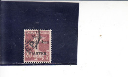 SIRIA  1923 - Yvert   92° - Soprastampato - Oblitérés