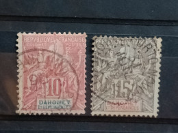 Dahomey 1900 Yv 2-3 (388) - Gebruikt