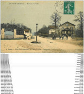 94 PLESSIS TREVISE. Café Pension De Famille Route De Coeully Et Le Chalet Du Parc. Carte Toilée 1910 - Le Plessis Trevise