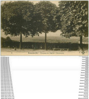 93 ROMAINVILLE. Gamin Assis Sur La Terrasse De L'Eglise 1908 - Romainville