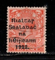 IRELAND Scott # 16 Used  - Stamps Of Great Britain With Overprint 2 - Usados