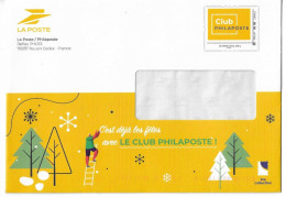 20003 -ENTIER POSTAL  La Poste Phil@poste  -2023  -C'est Déjà Les Fêtes Avec Le Club PHILAPOSTE - International  250 Grs - Prêts-à-poster:Stamped On Demand & Semi-official Overprinting (1995-...)