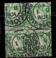 IRELAND Scott # 65 Used Block Of 4  - Sword Of Light - Gebraucht