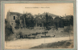 CPA - PORTES-lès-VALENCE (26) - Ecoliers Posant Pour Le Photographe Devant La Mairie Et Les Ecoles En 1925 - Otros & Sin Clasificación