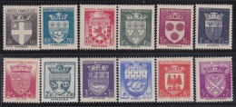 France  .  Y&T   .     553/564    .   **     .    Neuf Avec Gomme Et SANS Charnière - Unused Stamps