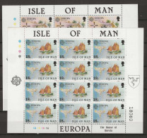 1981 MNH Isle Of Man Sheets, Postfris** - 1979