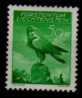 Liechtenstein - (1934) - P A - 50 R. Rapace - Neuf* - MH - Posta Aerea