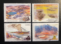 Greece 2015 , Volcanoes Of Greece , STAMPED - Gebraucht