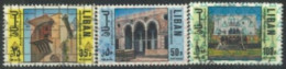 LEBANON. 1978, LEBANESE DOMESTIC ARCHITECTURE STAMPS ISSUES OF 1973 SURCHARG, COMPLETE SET OF 4, SG #1243/45 USED, - Lebanon