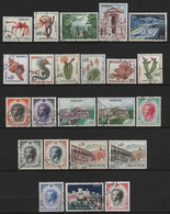 Monaco -1960  - Prince Rainier, Flore, Faune Et Vues   - N° 537A à 550A - Série Complète - Oblitérés - Used - Used Stamps