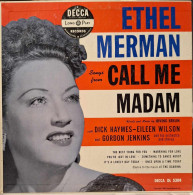 Ethel Merman – Songs From Call Me Madam (10"/25cm) - Formatos Especiales