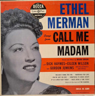 Ethel Merman – Songs From Call Me Madam (10"/25cm) - Formats Spéciaux