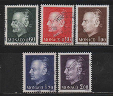 Monaco - 1974  - Rainier III  - N° 992 à 996 -  Oblitérés - Used - Usati