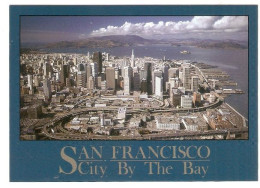 San Francisco City By The Bay Vue Aérienne Carte Postale De 1987 - San Francisco