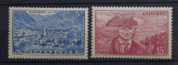 11 - 23  //  Andorre N° 124 Et 132 * - MH - - Unused Stamps