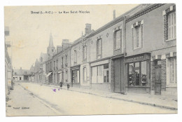 CPA Circulée En 1925 - DROUE - La Rue Saint-Nicolas - Edit. Venot - - Droue