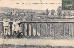 Chaville         92         La Courbe Du Chemin De Fer électrique   N° 718    (Voir Scan) - Chaville